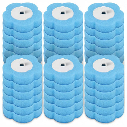 18/36Pcs Disposable Toilet Brush Set No Cleaning Long Handle Wall-Mounted Wc Cleaning Tool Kit with Replaceable Brush Head